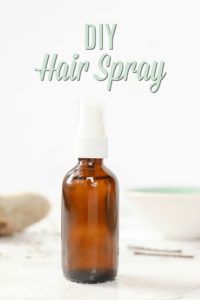 Natural DIY Hair Spray Recipe - A Blossoming Life