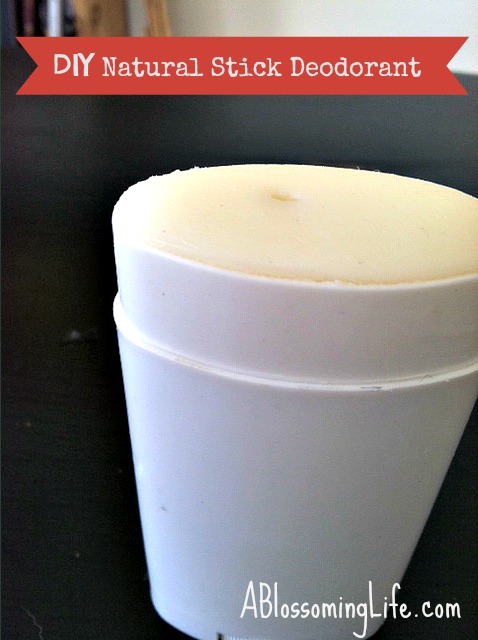 Natural stick deodorant