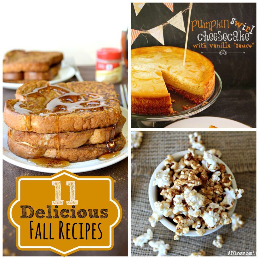 11 fall recipes Collage