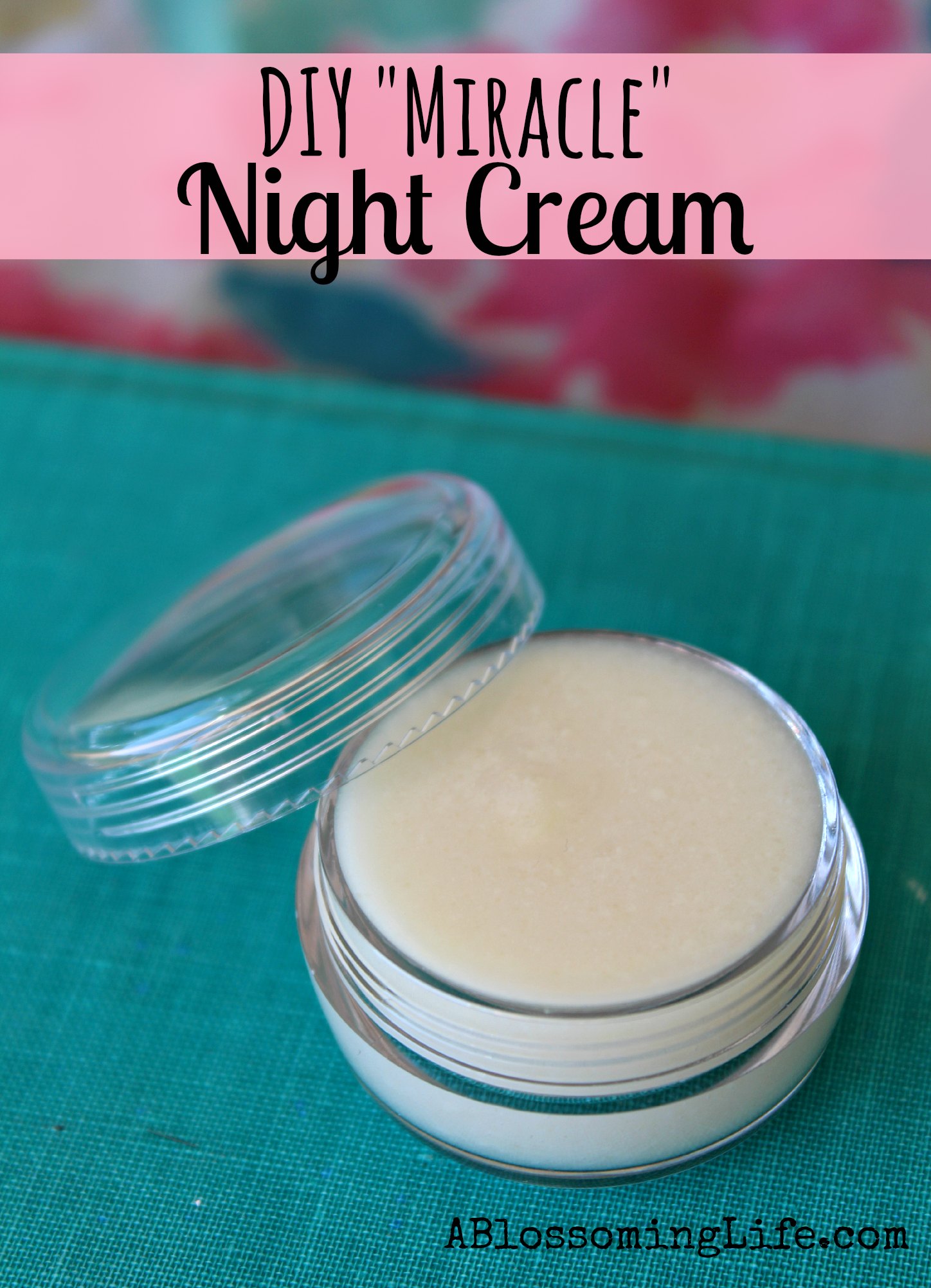 Homemade Facial Night Cream Kit