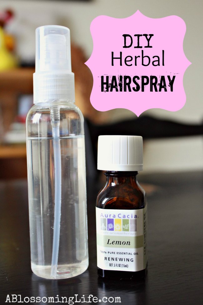DIY Herbal Hairspray