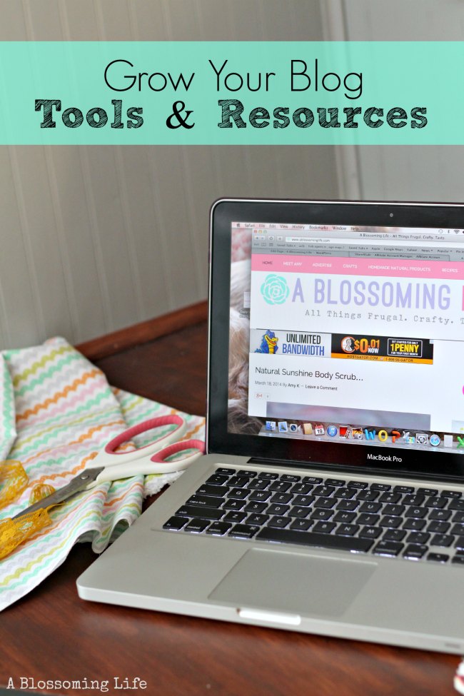 grow your blog tools and resources