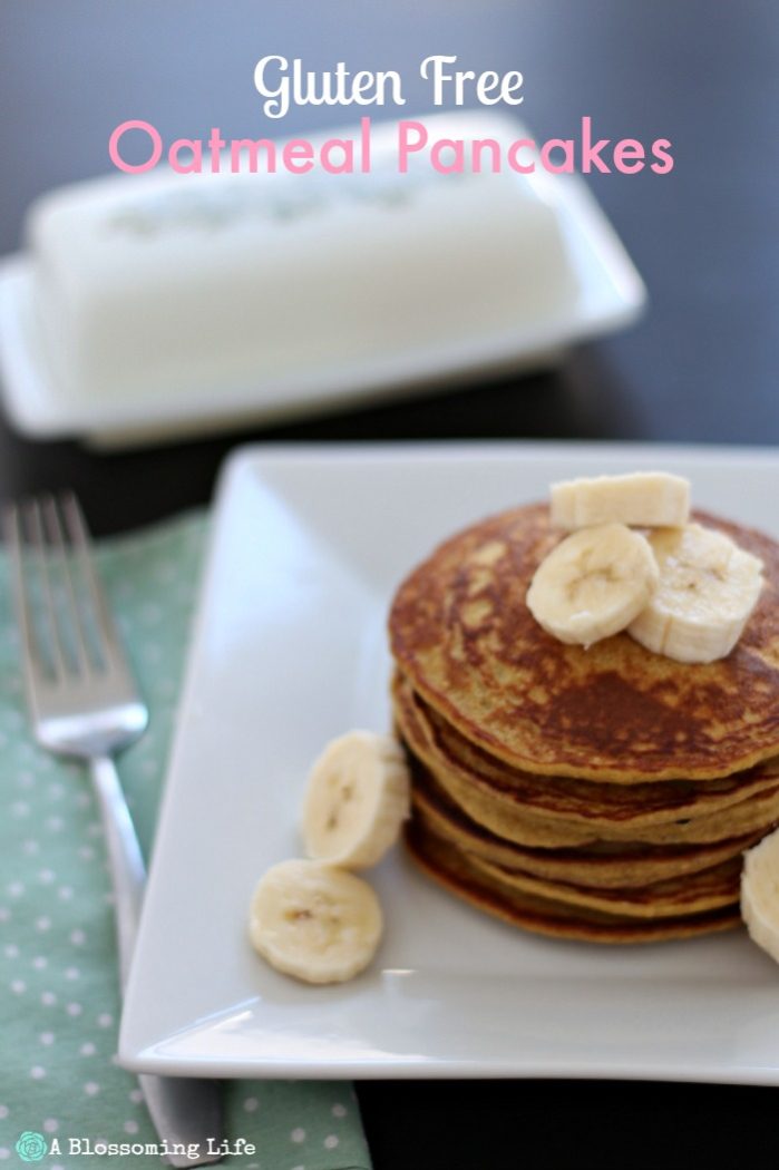 Banana Oatmeal Pancakes Gluten Free