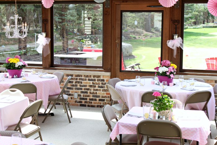 Pink and Gray Baby Shower