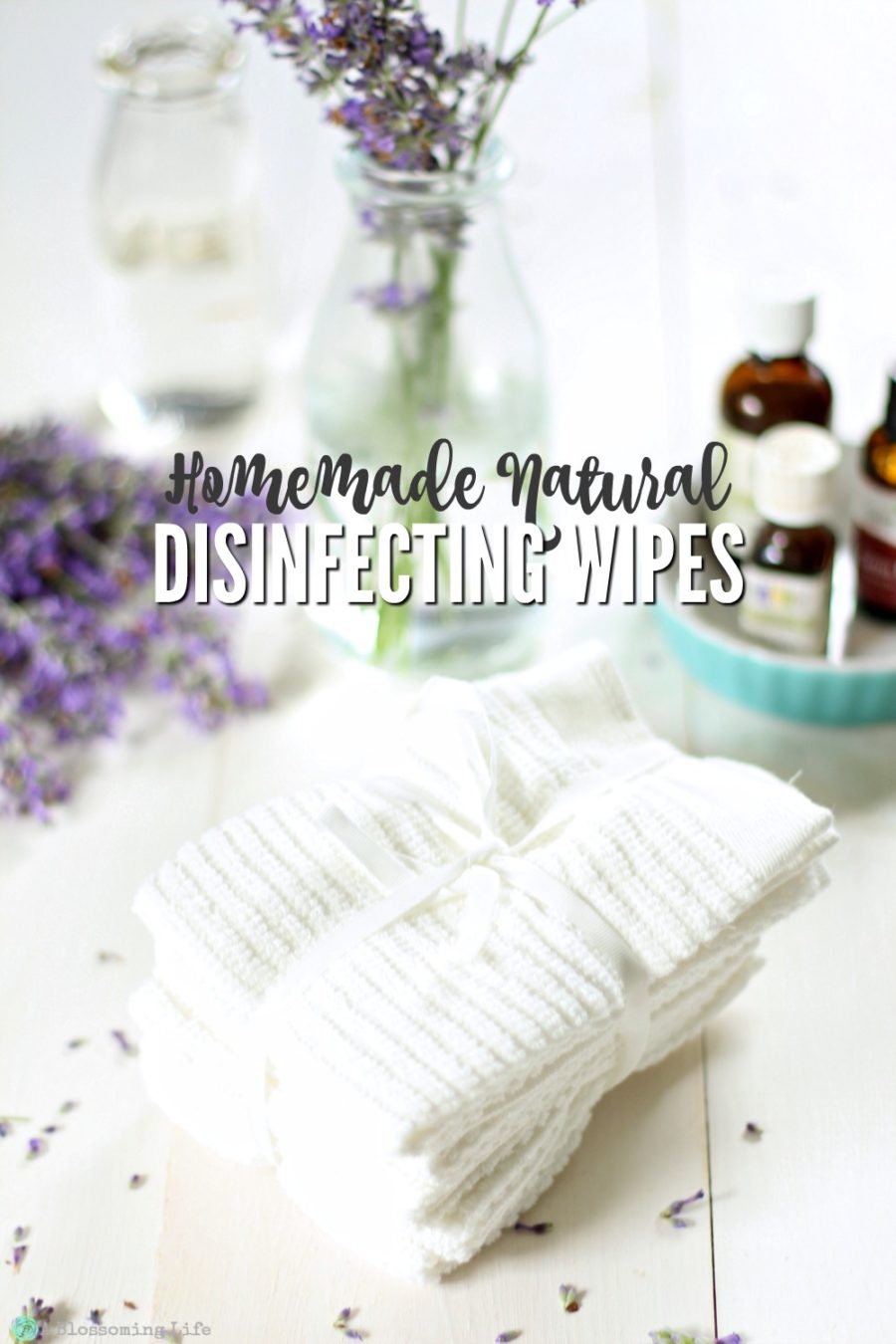 Homemade Natural Disinfecting Wipes