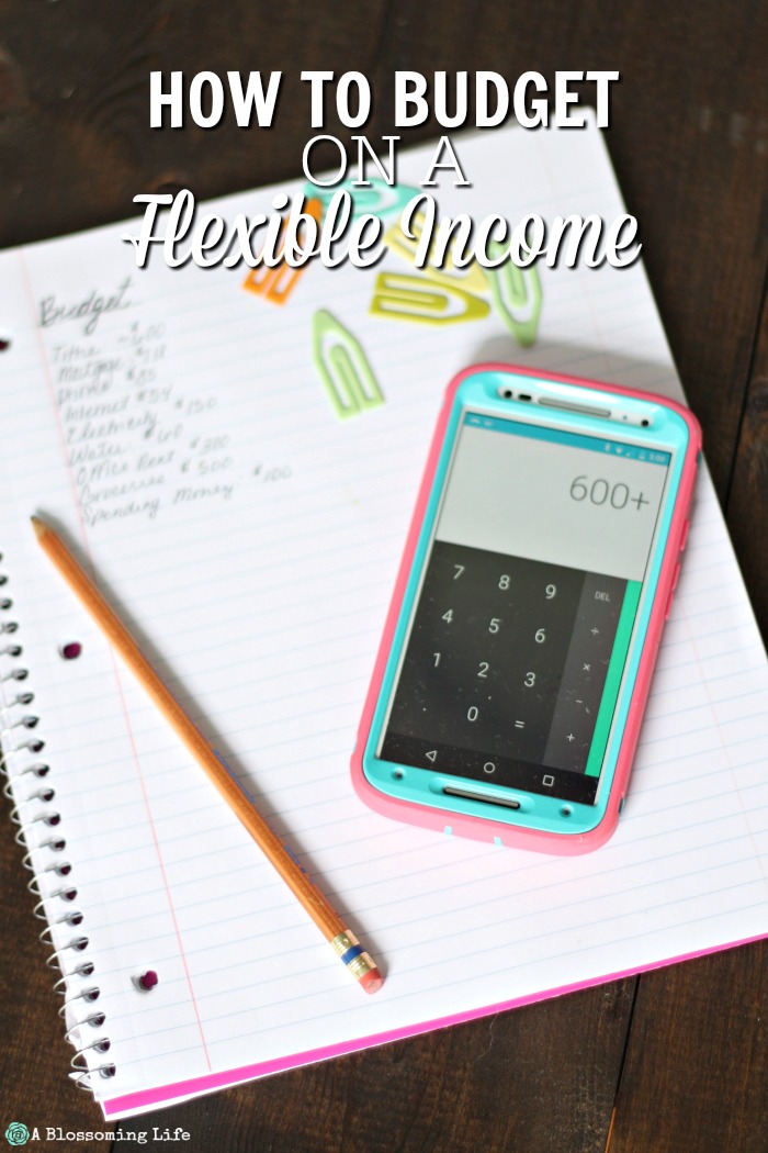 How To Budget On A Flexible Income