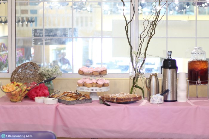 Woodland Themed Baby Shower- Food Table