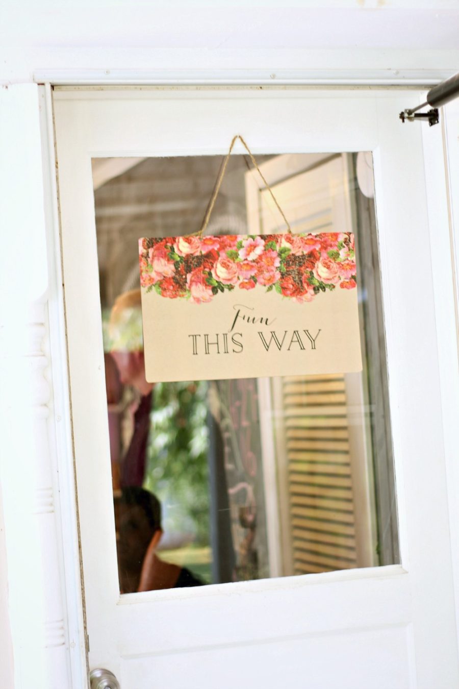 Fun This Way Sign from Minted