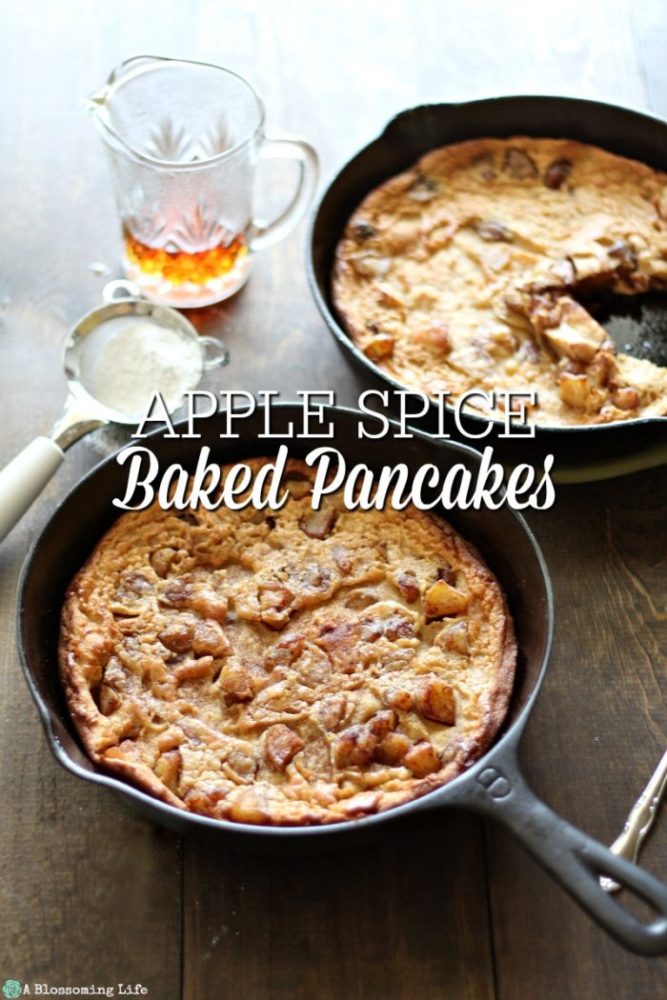 Baked Pancakes With Spiced Apples