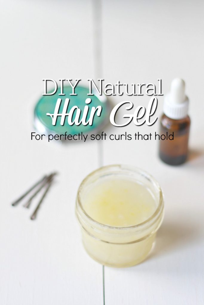 Homemade Natural Hair Gel Recipe A Blossoming Life