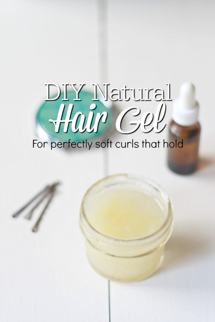 DIY Natural Hair Gel- for perfectly soft curls that hold