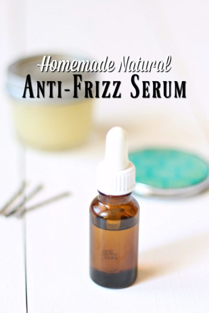 Homemade Natural Anti-Frizz Serum - A Blossoming Life