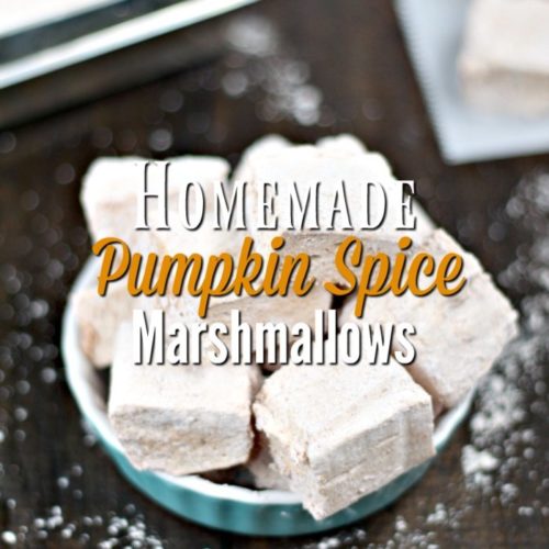 Homemade Pumpkin Spice Marshmallows - A Blossoming Life