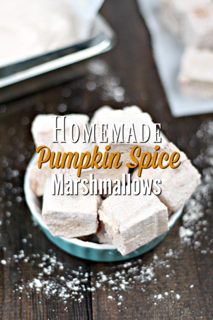 Homemade Pumpkin Spice Marshmallows