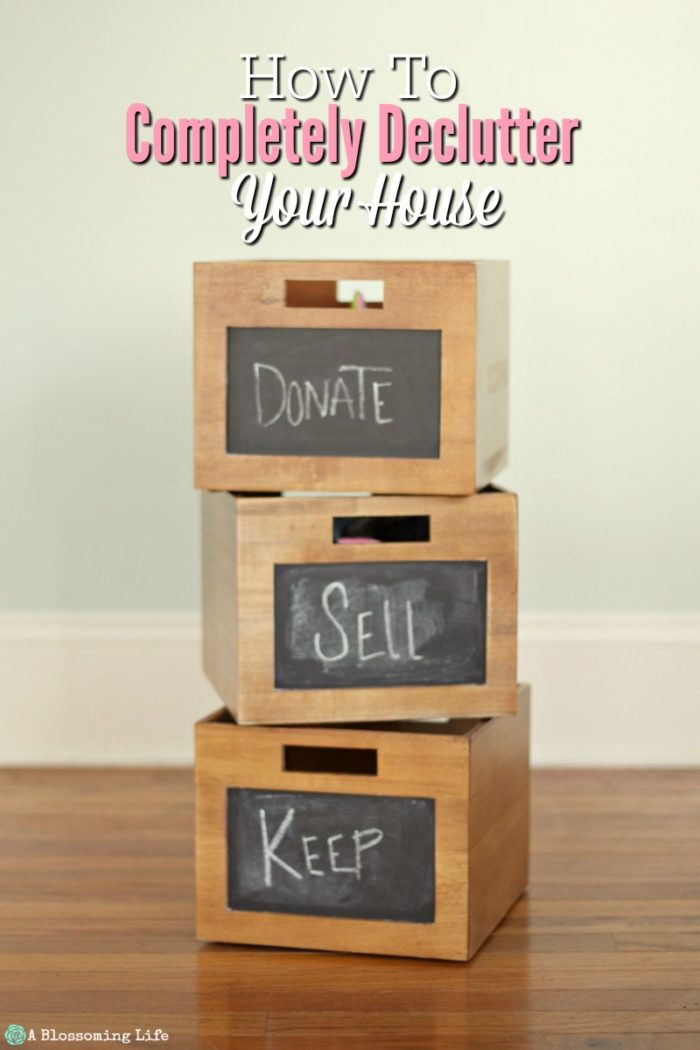 How To Completely Declutter Your House