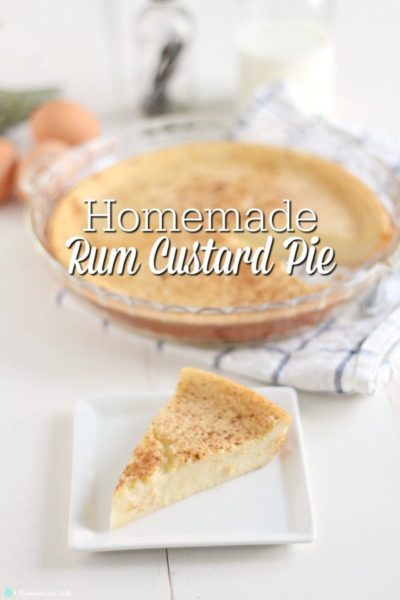 Creamy Custard Pie: Easy Dessert Recipe - A Blossoming Life