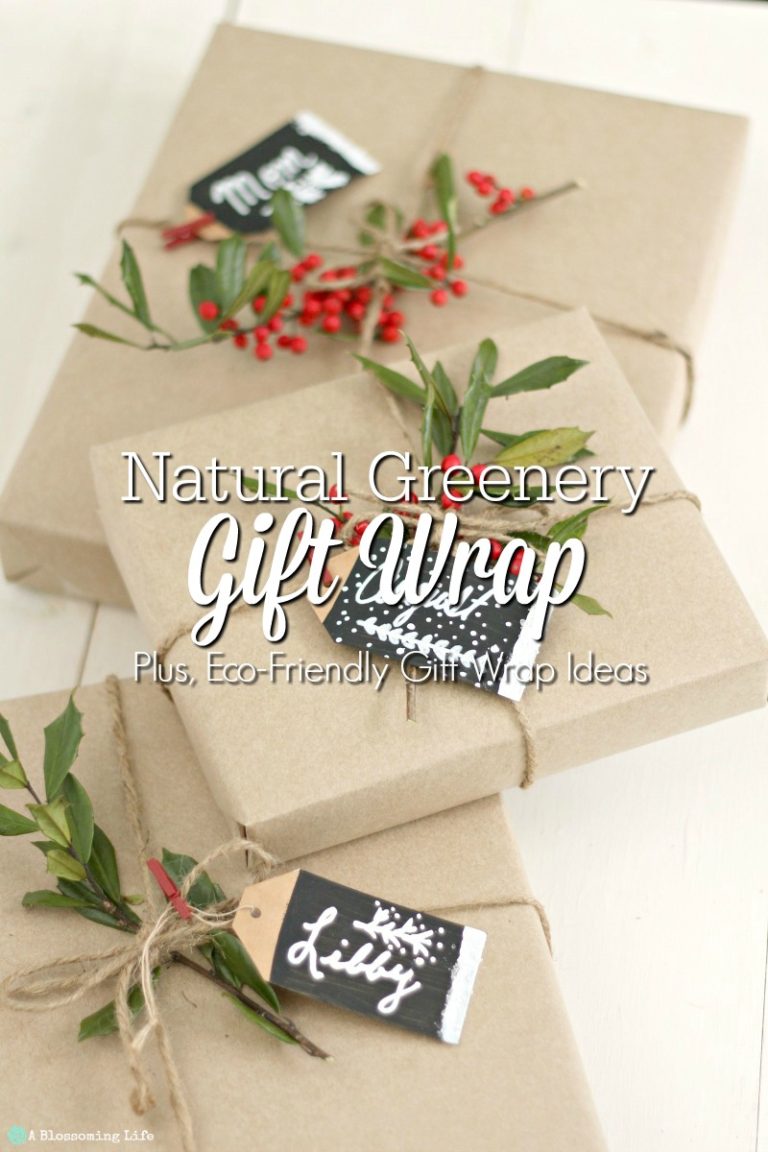 Recycled wrapping paper - Easy DIY - Eco Thrifty Living