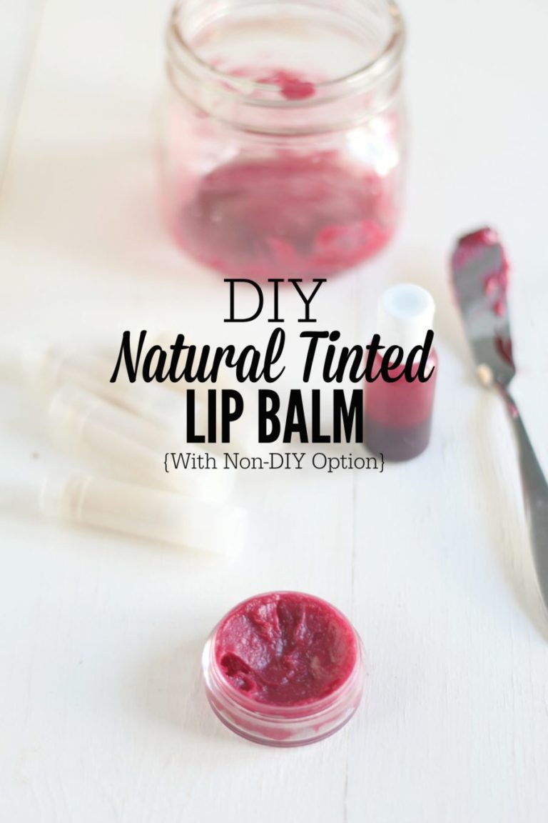 DIY Natural Tinted Lip Balm {With Easy Non-DIY Option} - A Blossoming Life