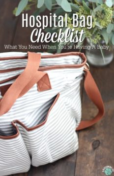 Hospital Bag Checklist - What You Need To Bring When You're Having A Baby