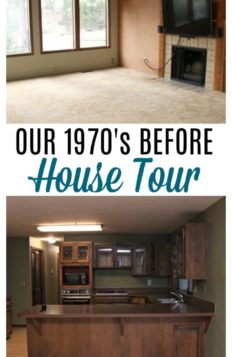 Come check out our 1970's before house tour
