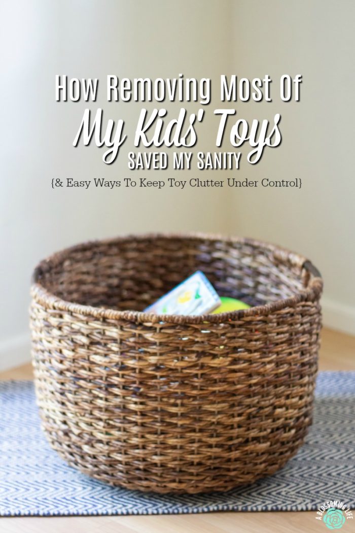 How Removing Most Of My Kid’s Toys Saved My Sanity