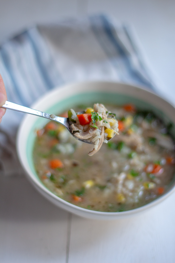 Easy Chicken & Rice Soup Thermos Lunch