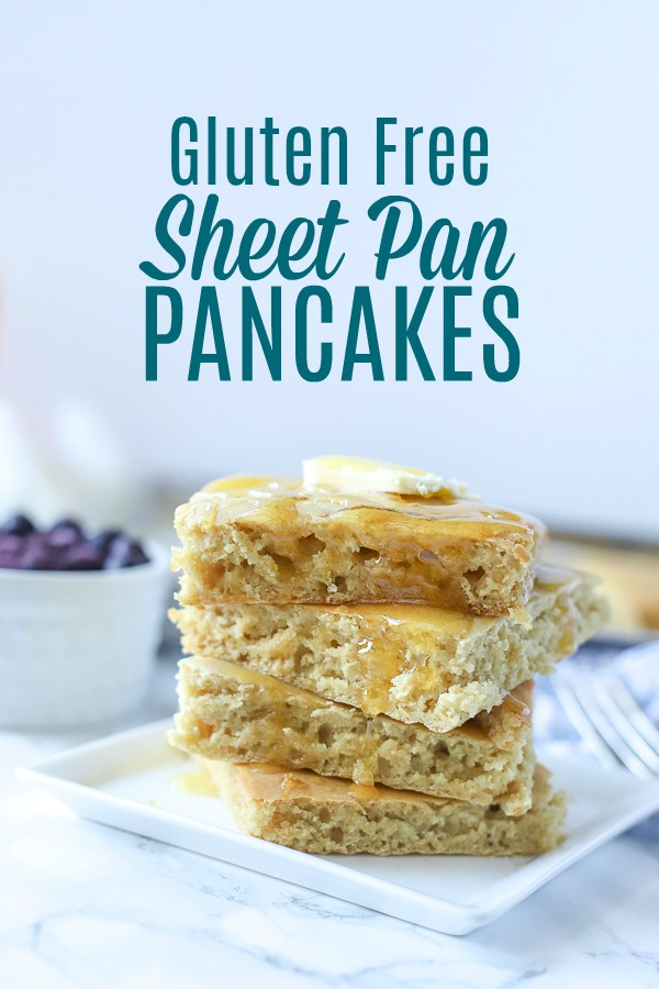 Sheet Pan Pancakes {Gluten Free}: Oven Baked