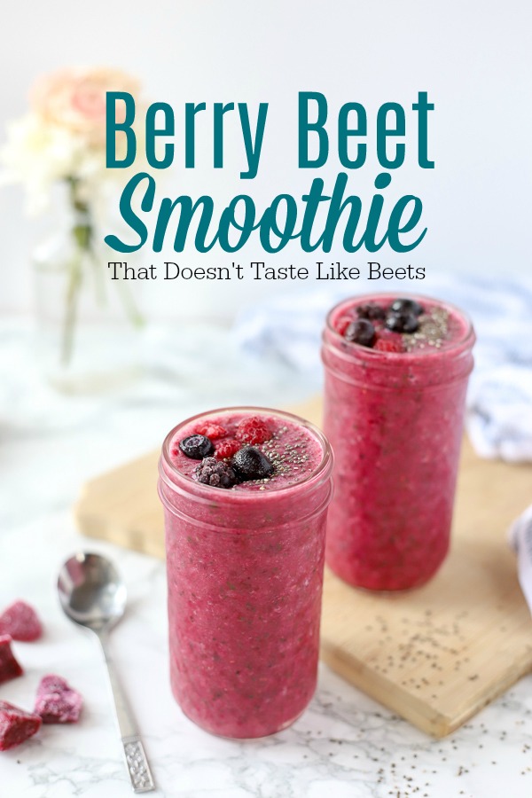 Berry Beet Smoothie Recipe With Hidden Veggies - A Blossoming Life