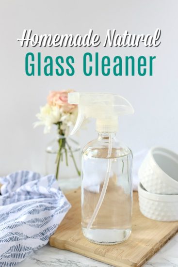 Natural Homemade Glass Cleaner A Blossoming Life   Homemade Glass Cleaner Recipe 367x551 