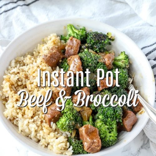 Instapot beef and online broccoli