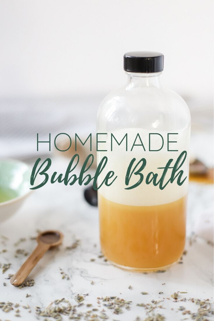 Homemade Bubble Bath Recipe