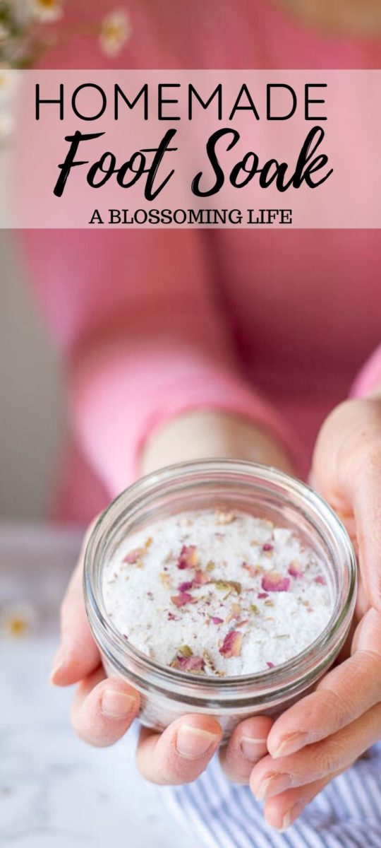 How To Make An Easy Homemade Foot Soak A Blossoming Life