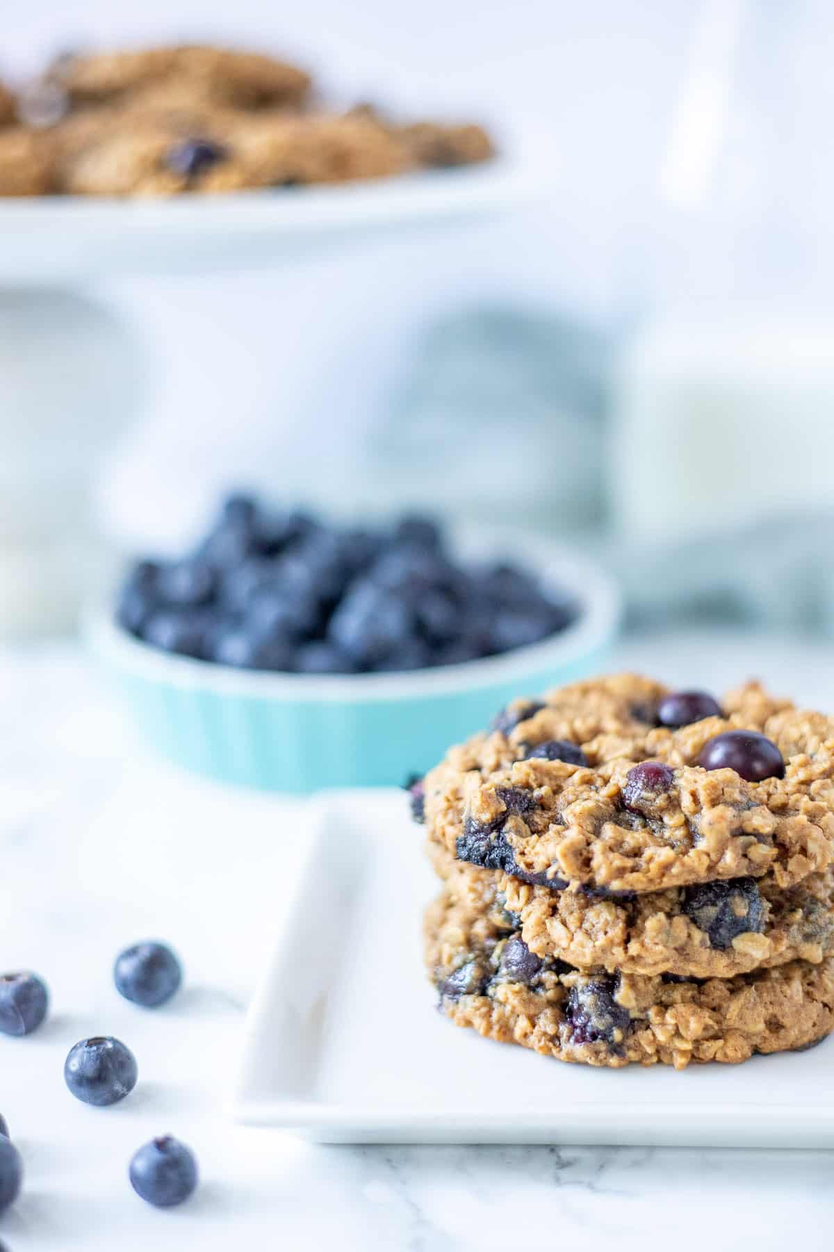 Best Blueberry Oatmeal Cookies
