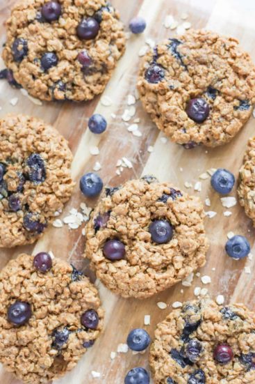 Best Blueberry Oatmeal Cookies - A Blossoming Life