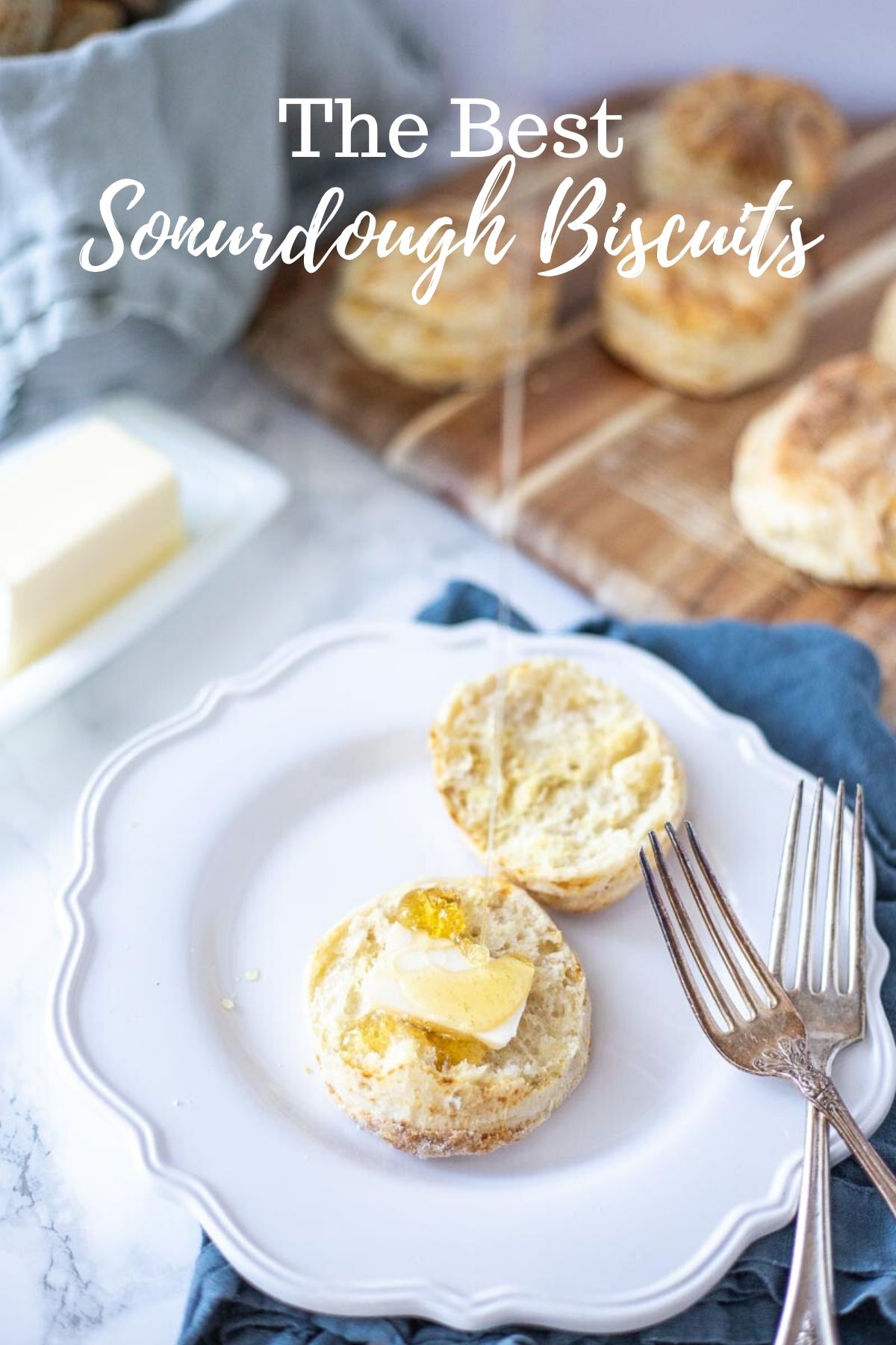 The Best Sourdough Biscuits - A Blossoming Life