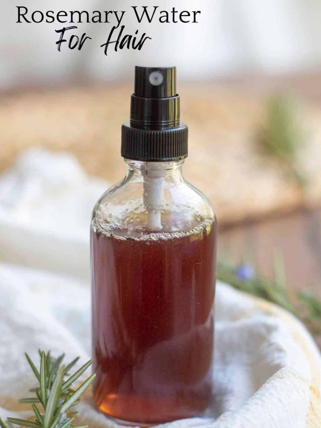 How To Make Rosemary Water For Hair