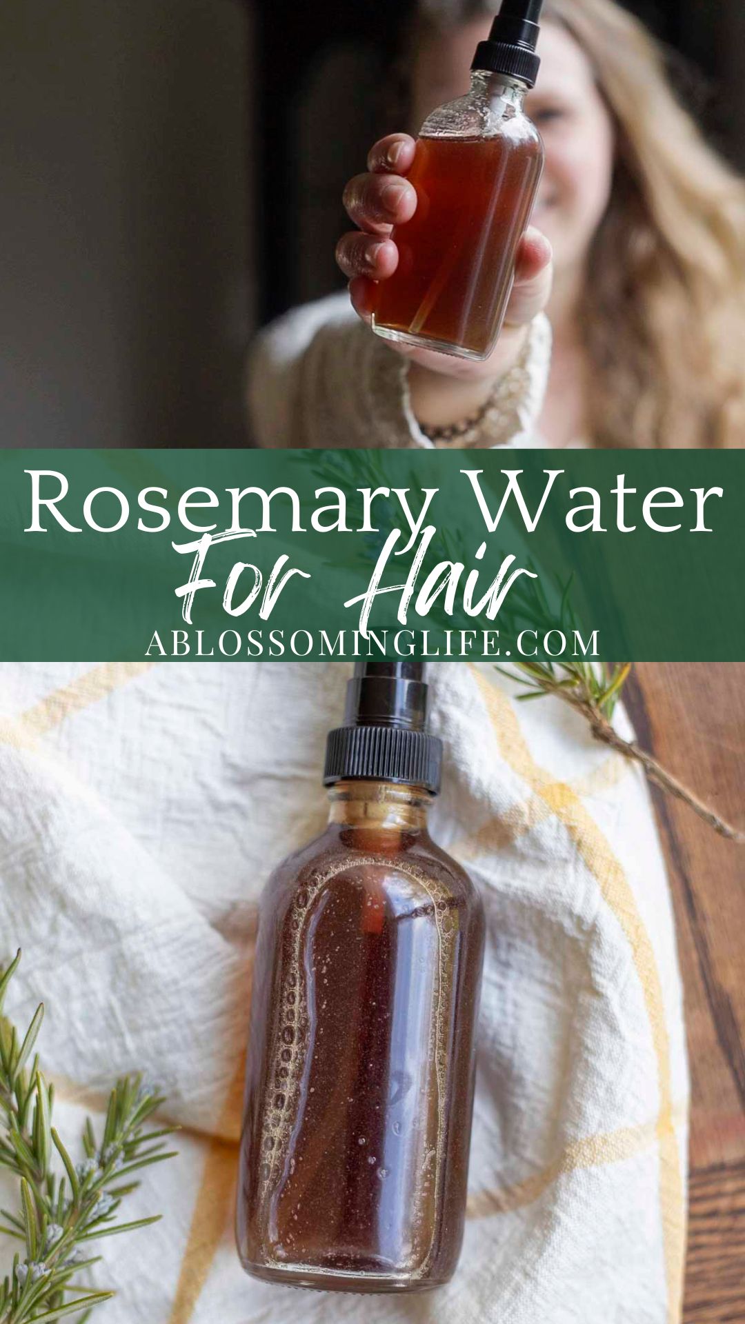 DIY Rosemary Water For Hair Growth And Health A Blossoming Life