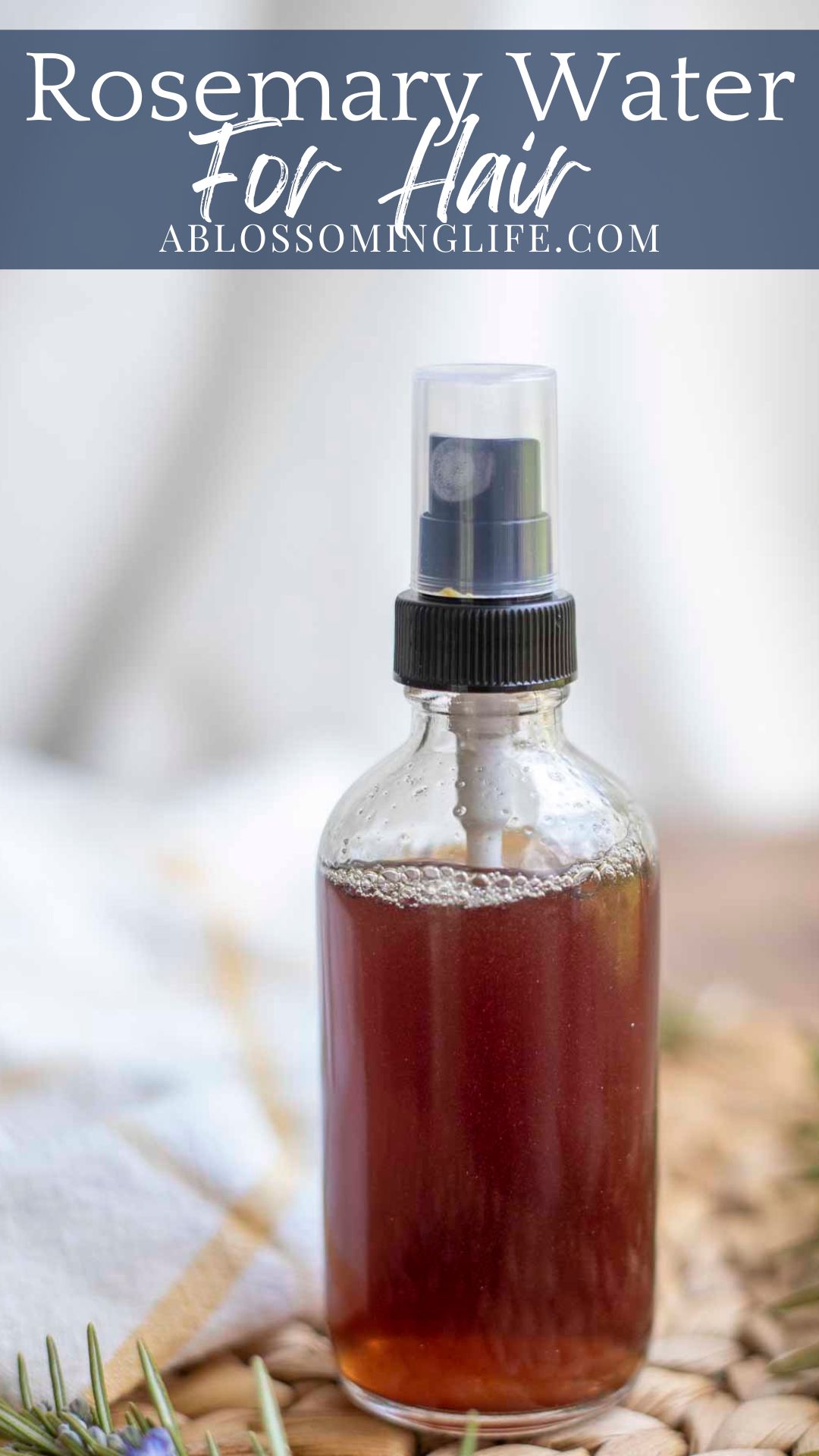 DIY Rosemary Water For Hair Growth And Health A Blossoming Life