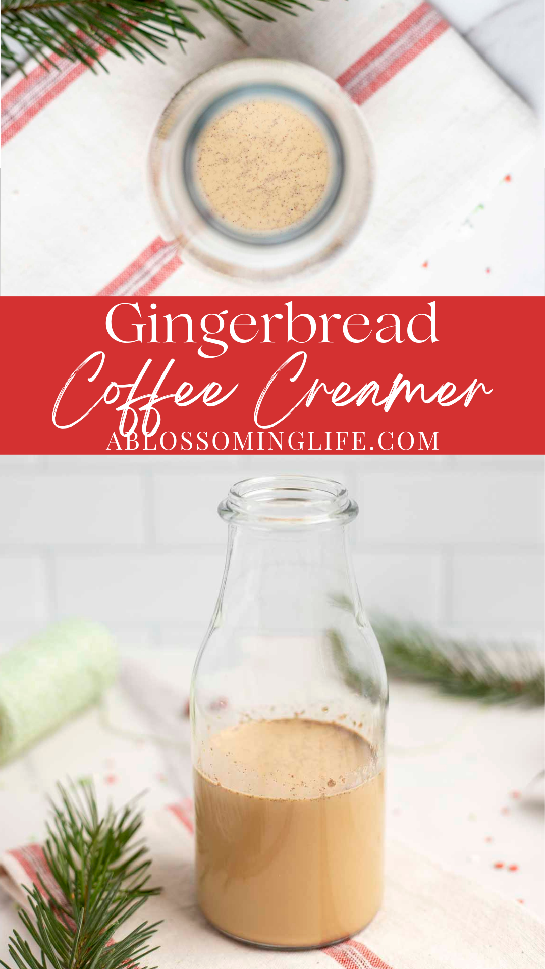 Homemade Gingerbread Coffee Creamer Recipe A Blossoming Life