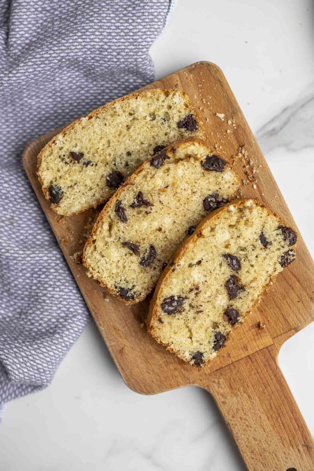 Sourdough Discard Chocolate Chip Bread - A Blossoming Life