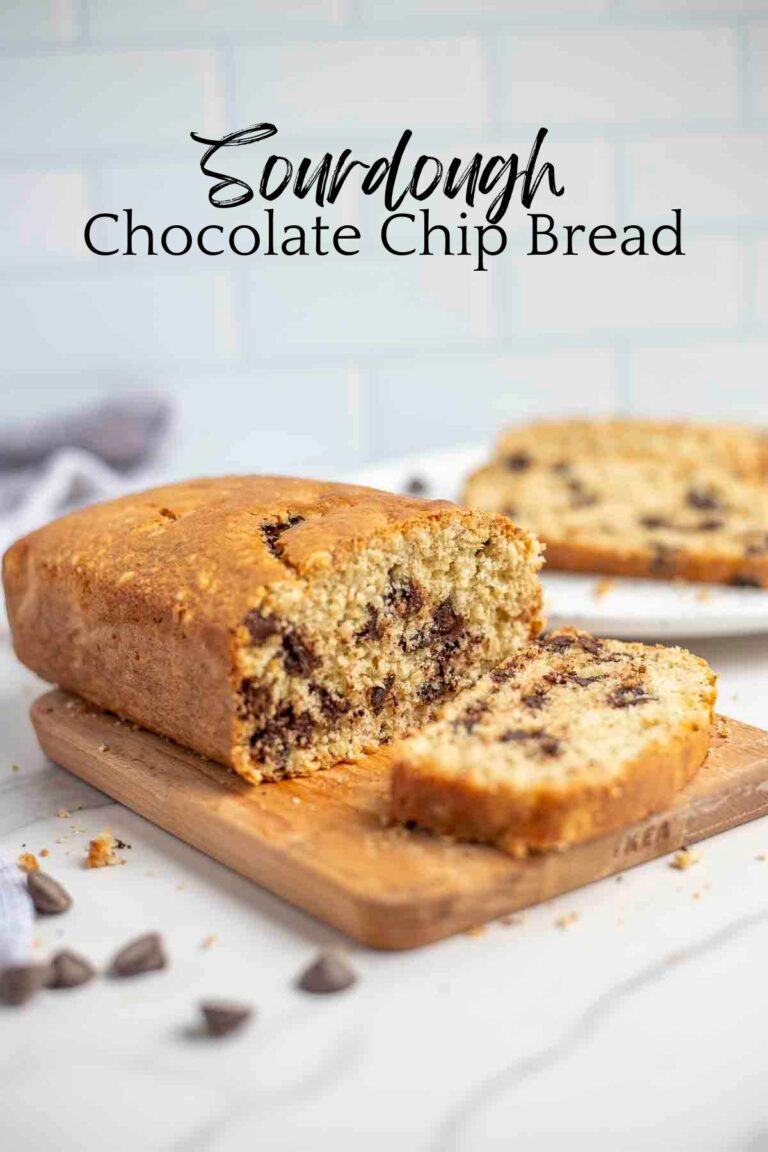 Sourdough Discard Chocolate Chip Bread - A Blossoming Life
