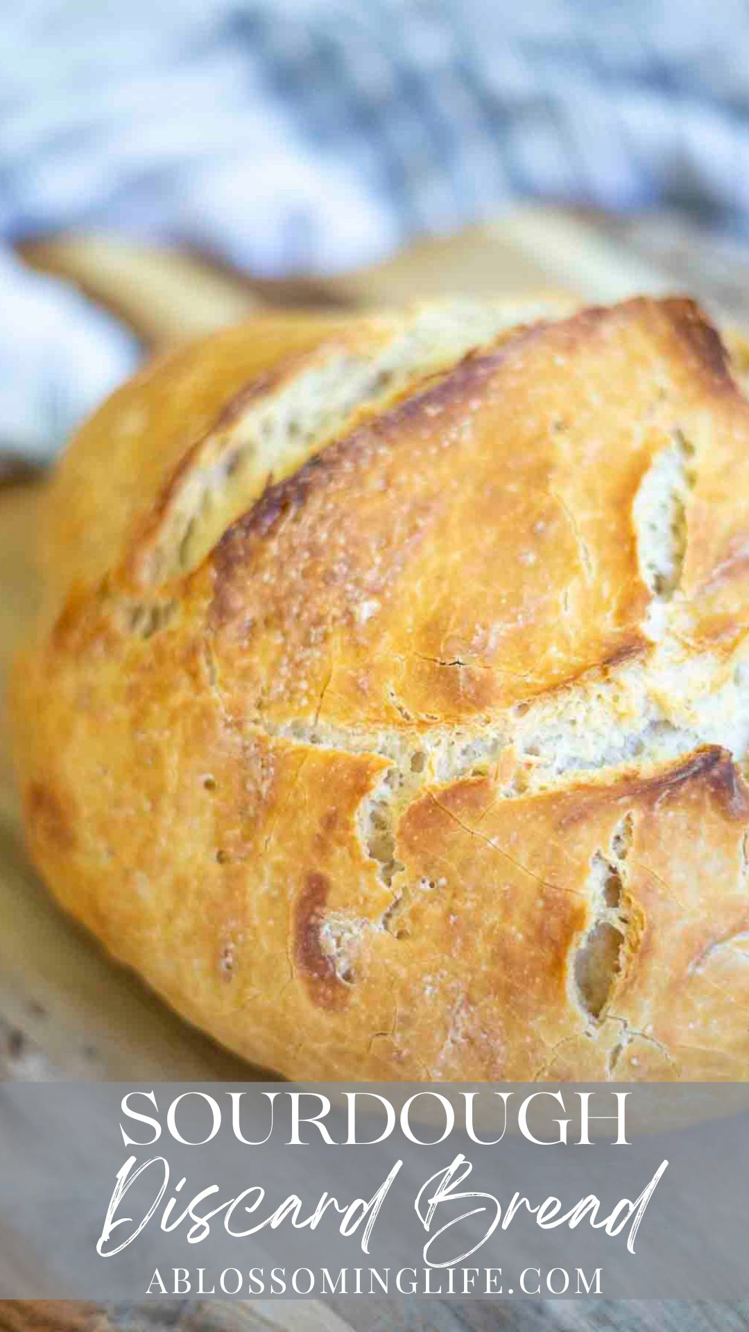 Sourdough Discard Bread - A Blossoming Life