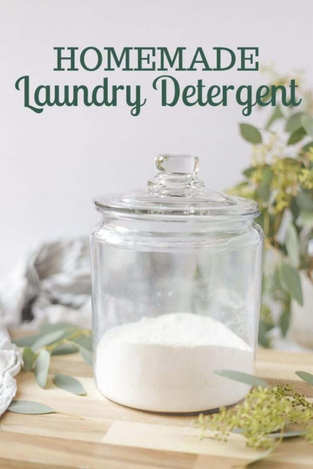Homemade Laundry Detergent - A Blossoming Life
