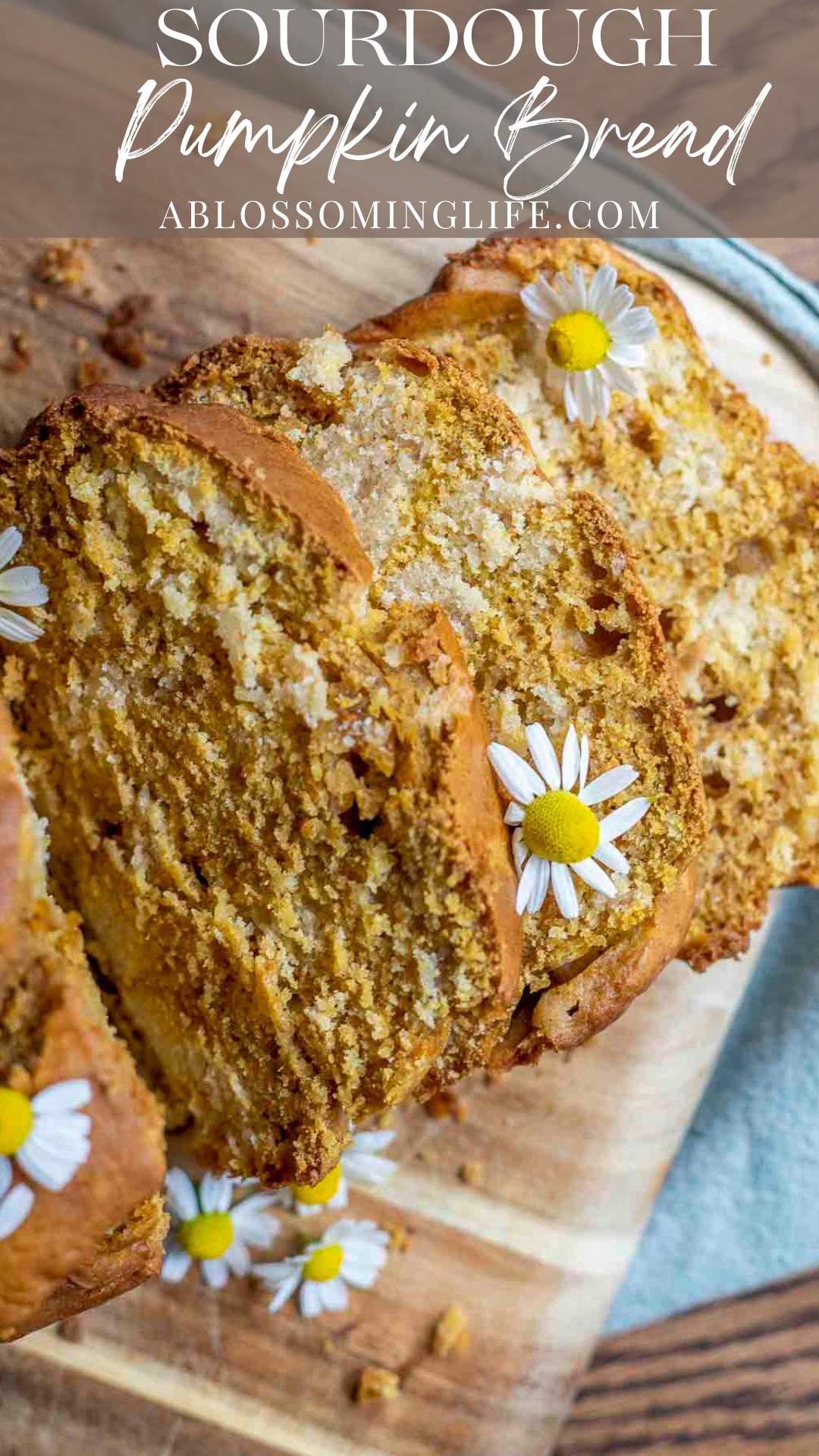 Sourdough Pumpkin Bread - A Blossoming Life