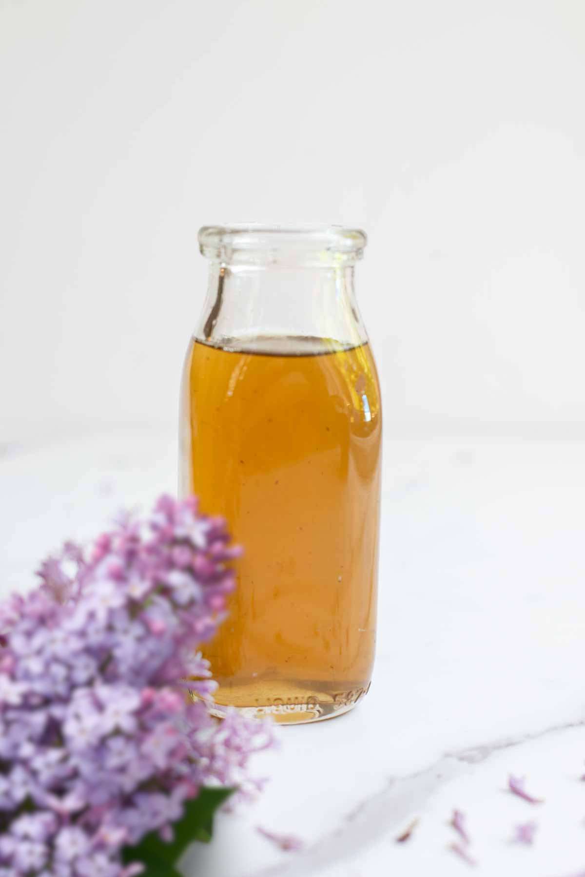Easy Homemade Lilac Syrup - A Blossoming Life