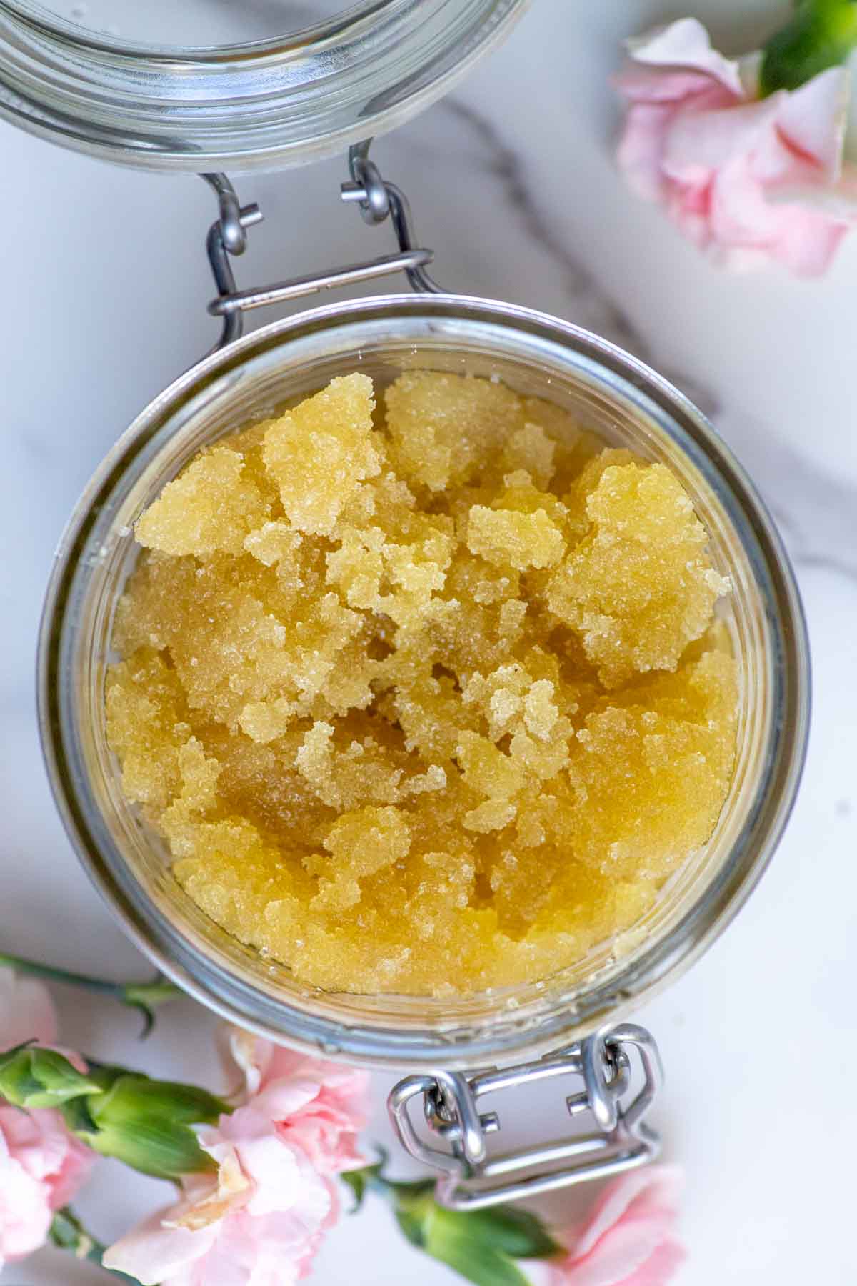 Easy Honey Sugar Scrub Recipe - A Blossoming Life
